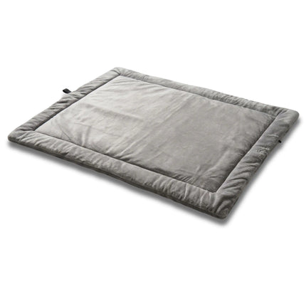 Premium Velvet Mat for Dogs & Cats with Soft Cushion and Anti Skid - Grey