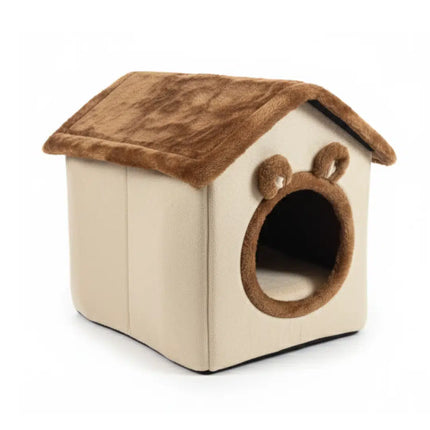 Cozy Comfort Cat House - Brown