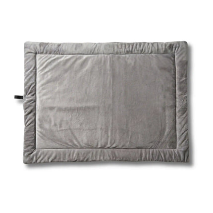 Premium Velvet Mat for Dogs & Cats with Soft Cushion and Anti Skid - Grey