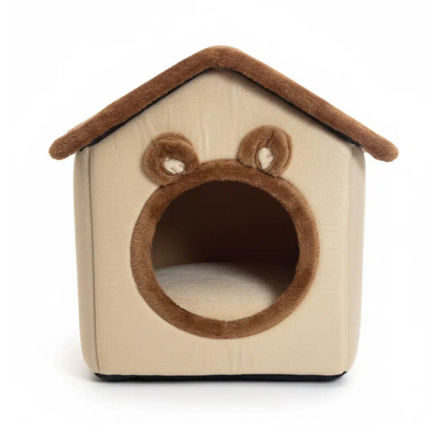 Cozy Comfort Cat House - Brown