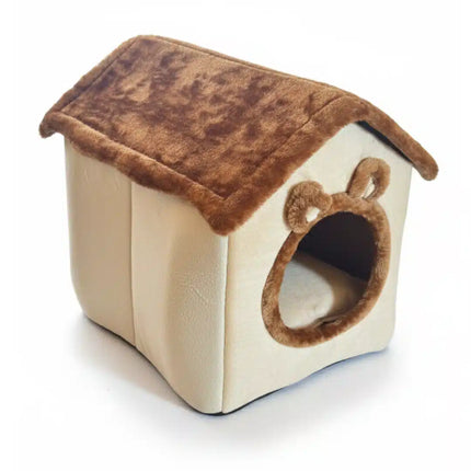 Cozy Comfort Cat House - Brown