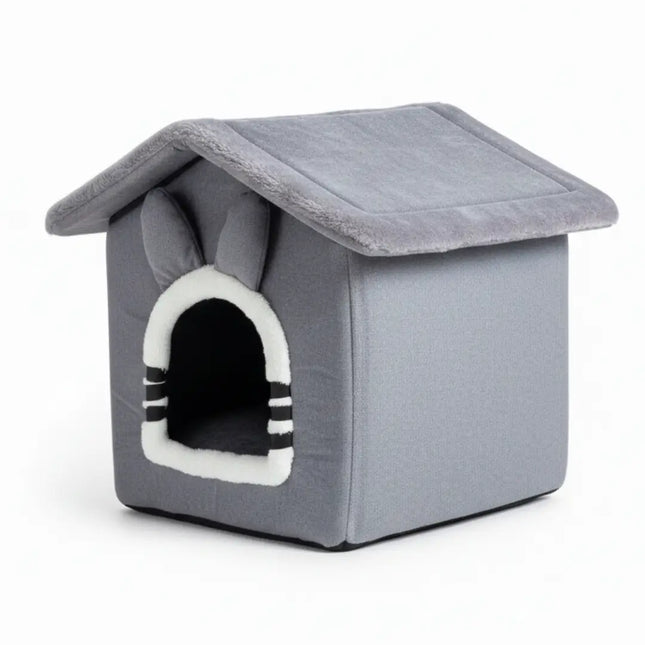 Cozy Comfort Cat House - Grey
