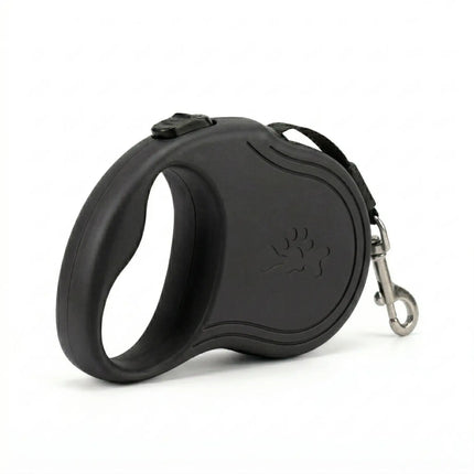 Retractable Leash with Easy Lock Control & Smooth Retraction - 10 Ft, Black