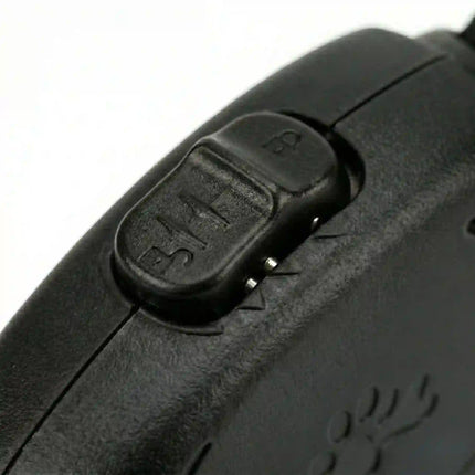 Retractable Leash with Easy Lock Control & Smooth Retraction - 10 Ft, Black