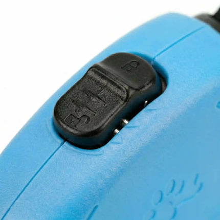 Retractable Leash with Easy Lock Control & Smooth Retraction - 10 Ft, Blue