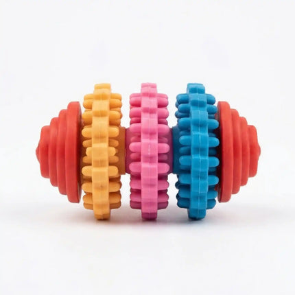 Dental Chew Toy for Dogs with Textured Rings & Gum Cleaning Design