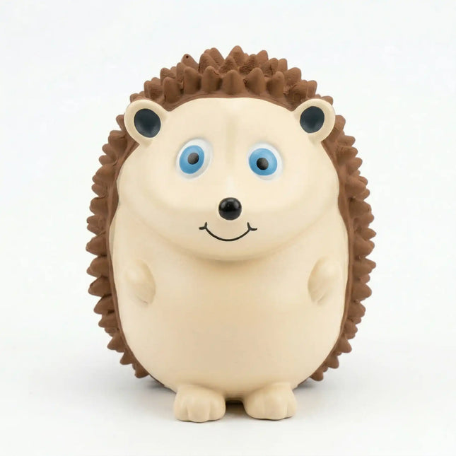 Squeaky Hedgehog Dog Toy with Textured bumps for Chew, Play & Dental Stimulation