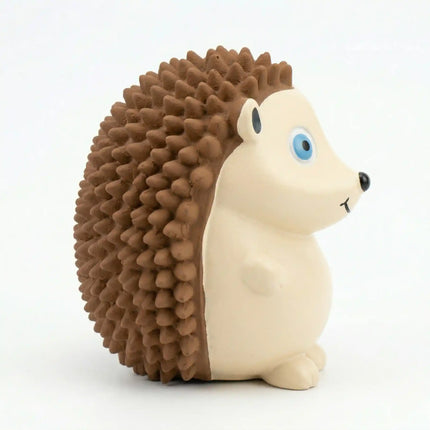 Squeaky Hedgehog Dog Toy with Textured bumps for Chew, Play & Dental Stimulation