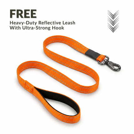Premium Reflective No-Pull Dog Harness with Soft Mesh + FREE Heavy Duty Leash – Navy Blue