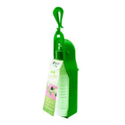 Portable Dog Water Bottle with Dispensing Trough - Green