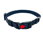 Heavy Duty Dog Collar with Buckle for Small to Medium Dogs- Black