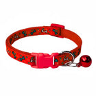 Stylish Red Bone Printed Puppy/Cat Collar