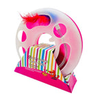 Cat Playing Happy Circle Toy Pink