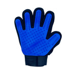 Pet Grooming Glove for Deshedding, Bathing, and Massage - Navy Blue