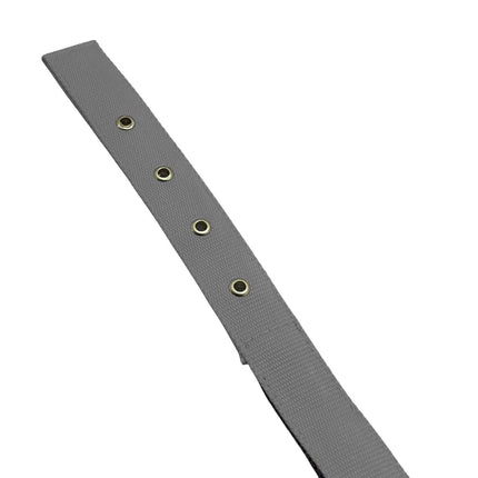 Padded Nylon Dog Collar - Grey