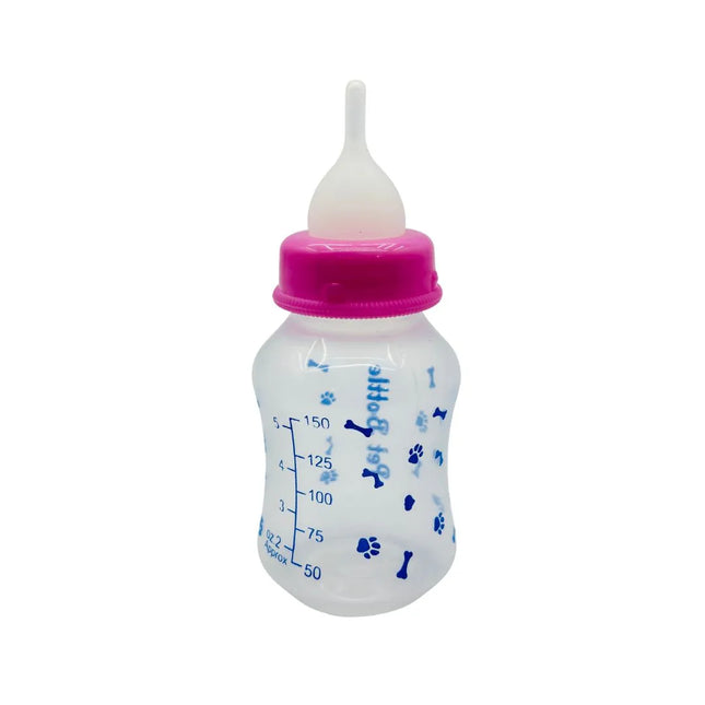 Pet Feeding Bottle Starter Kit for Kitten & Puppy - Pink