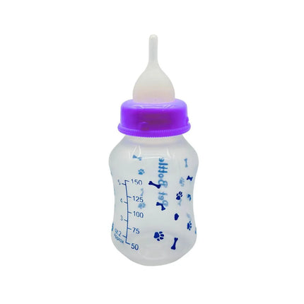Pet Feeding Bottle Starter Kit for Kitten & Puppy - Purple