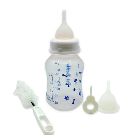 Pet Feeding Bottle Starter Kit for Kitten & Puppy - White