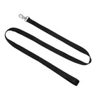Heavy Duty Flat Dog Leash For Small to Large Dogs - 1 inch - Black
