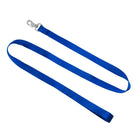 Heavy Duty Flat Dog Leash For Small to Large Dogs - 1 inch - Blue