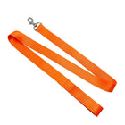Heavy Duty Flat Dog Leash For Medium to Large Dogs - 1.5 inch - Orange