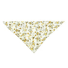 Floral Pet Bandana - White and Yellow