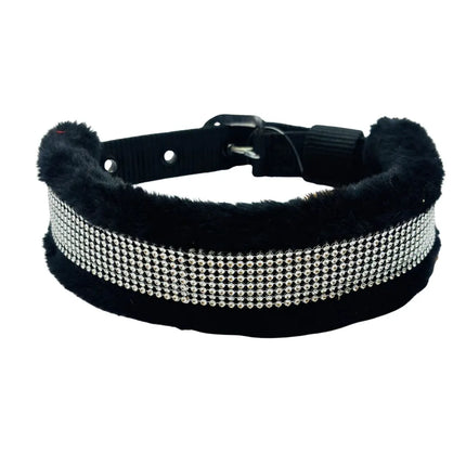Fancy Fur Collar for Dogs - Black