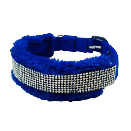 Fancy Fur Collar for Dogs - Blue