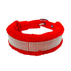 Fancy Fur Collar for Dogs - Red