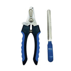 Heavy-Duty Pet Nail Clipper & File Set - Blue