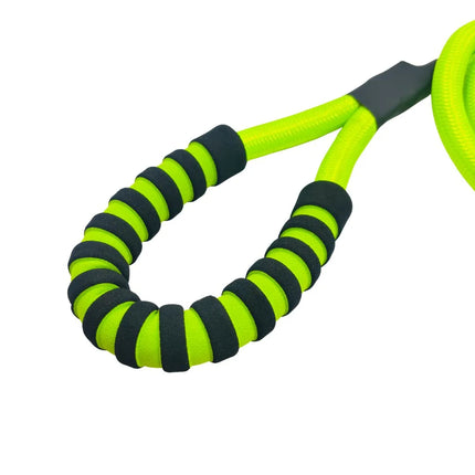 Neon Rope Dog Leash with Padded Handle