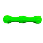 Green Squeaky Dumbbell Dog Toy  