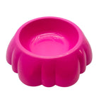 Fancy Design Pink Plastic Pet Feeding Bowl 