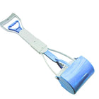 Long-Handled Foldable Poop Scooper - Light Blue
