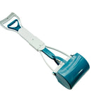 Long-Handled Foldable Poop Scooper - Turquoise