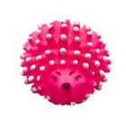 Spiky Pink Squeaky Porcupine Dog Toy