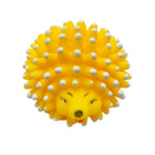 Spiky Yellow Squeaky Porcupine Dog Toy