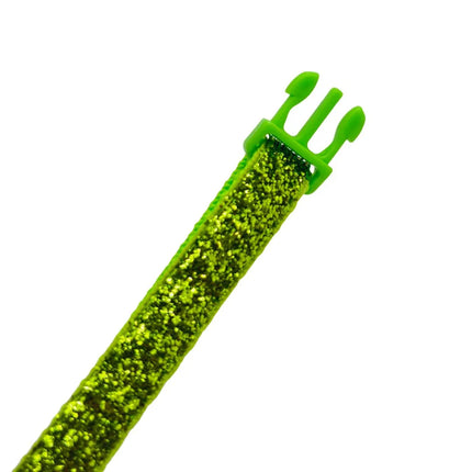 Lightweight fancy light green cat collar with quick-release safety buckle