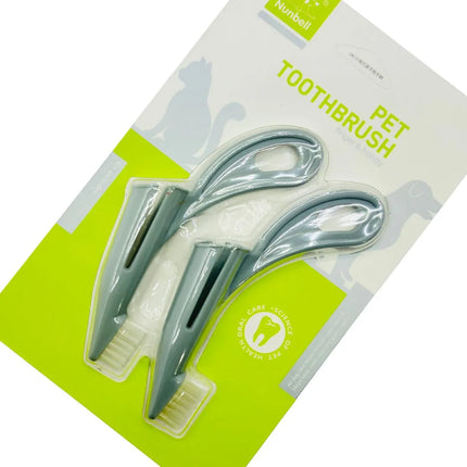 Finger type Pet Toothbrush (2-Pack) - Grey