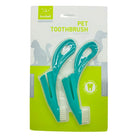 Finger type Pet Toothbrush (2-Pack) - Teal Blue