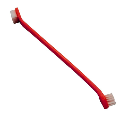 Dual-Sided Pet Dental Health Toothbrush - Red