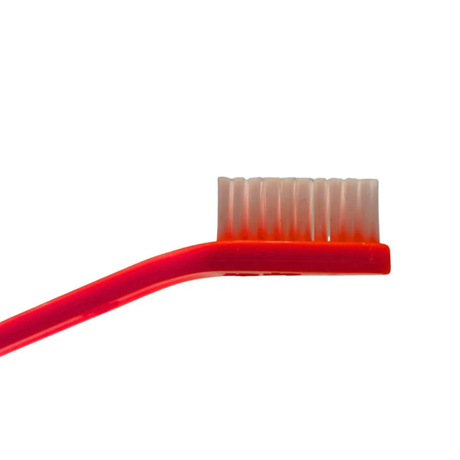 Dual-Sided Pet Dental Health Toothbrush - Red