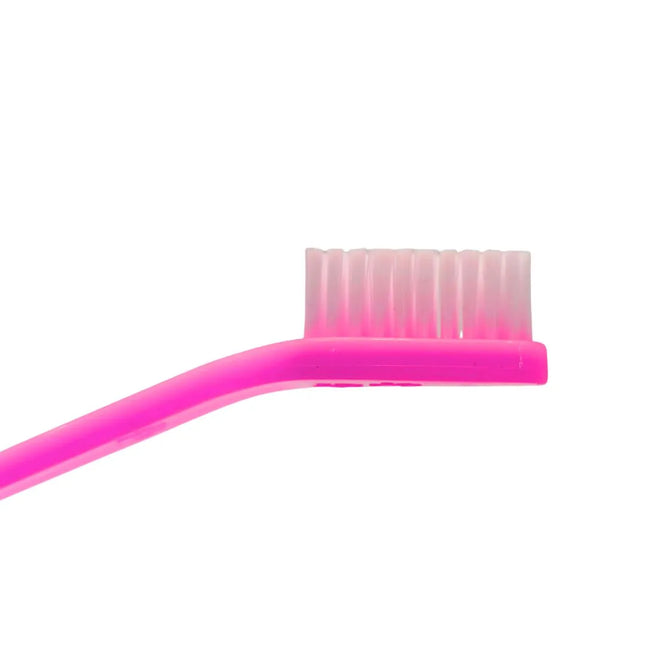 Dual-Sided Pet Dental Health Toothbrush - Pink
